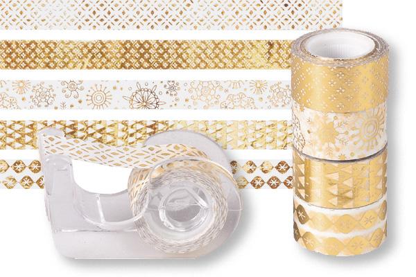 Gift-Wrap Ribbons and Decorative Adhesive Tapes